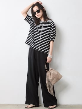 nissen Smile Modelsさん(レディース・163cm)の春コーディネート