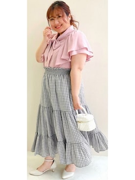 nissen Smile Modelsさん（レディース・155cm）の夏コーディネート