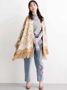 nissen Smile Modelsさん（レディース・165cm）の冬コーディネート