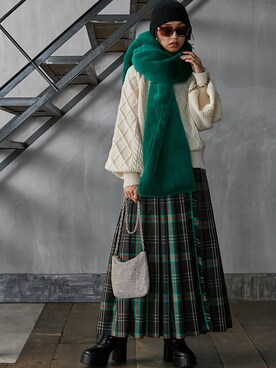 nissen Smile Modelsさん（レディース・163cm）の秋コーディネート