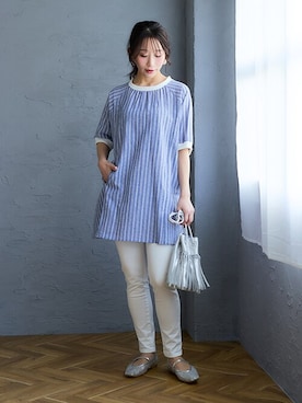 nissen Smile Modelsさん（レディース・160cm）の春コーディネート