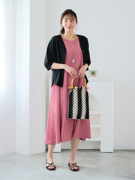 nissen Smile Modelsさん（レディース・169cm）の春コーディネート