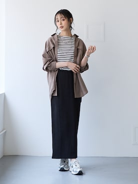 nissen Smile Modelsさん（レディース・165cm）の秋コーディネート