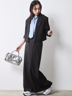 「Layered」｜nissen Smile Modelsさん（レディース・163cm）の冬コーディネート