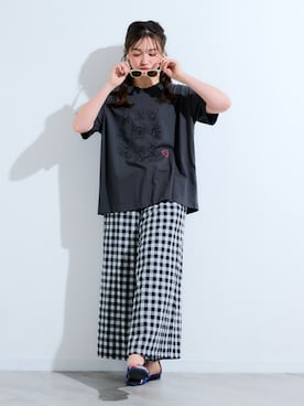 nissen Smile Modelsさん（レディース・160cm）の春コーディネート