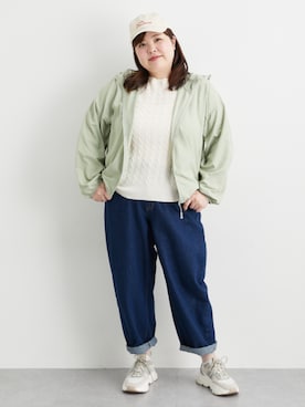 nissen Smile Modelsさん（レディース・158cm）の冬コーディネート