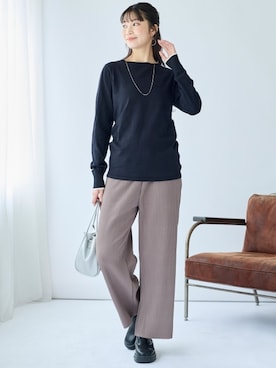 nissen Smile Modelsさん（レディース・166cm）の秋コーディネート