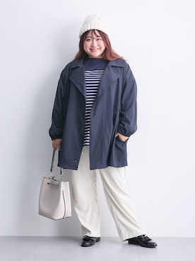 nissen Smile Modelsさん（レディース・155cm）の秋コーディネート