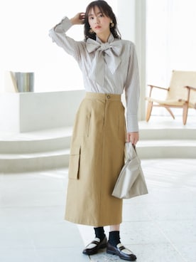 nissen Smile Modelsさん（レディース・167cm）の冬コーディネート