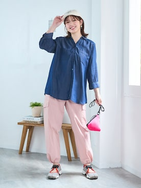 nissen Smile Modelsさん（レディース・160cm）の春コーディネート