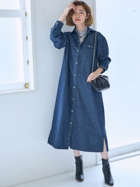 nissen Smile Modelsさん（レディース・166cm）の冬コーディネート