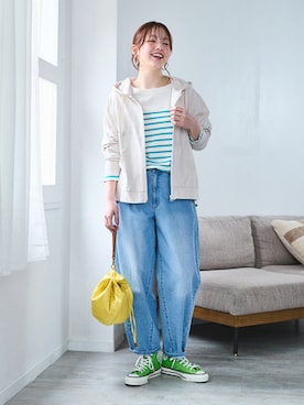 nissen Smile Modelsさん(レディース・160cm)の春コーディネート