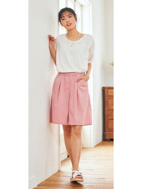 nissen Smile Modelsさん（レディース・162cm）の春コーディネート