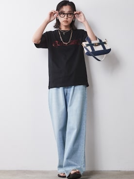 「Denim」｜nissen Smile Modelsさん（レディース・163cm）の春コーディネート