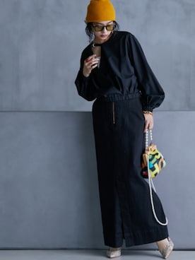 nissen Smile Modelsさん(レディース・163cm)の冬コーディネート