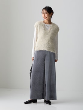 「アイテム（チュニック）」を使った、nissen Smile Modelsさん（レディース・165cm）の秋コーディネート