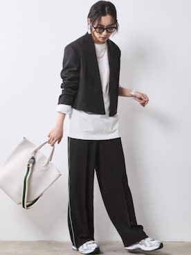 nissen Smile Modelsさん（レディース・163cm）の冬コーディネート