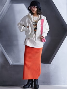 nissen Smile Modelsさん（レディース・163cm）の秋コーディネート