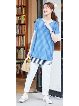 nissen Smile Modelsさん（レディース・167cm）の春コーディネート