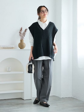 nissen Smile Modelsさん（レディース・164cm）の秋コーディネート
