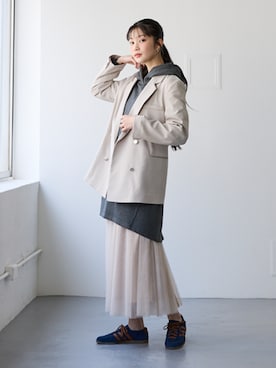 nissen Smile Modelsさん（レディース・166cm）の秋コーディネート