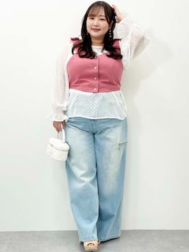 nissen Smile Modelsさん（レディース・158cm）の冬コーディネート
