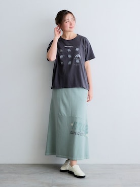 nissen Smile Modelsさん（レディース・164cm）の春コーディネート