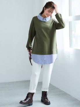 nissen Smile Modelsさん（レディース・167cm）の夏コーディネート