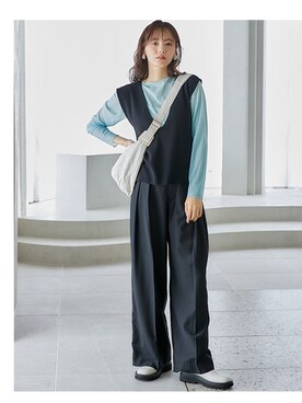 nissen Smile Modelsさん（レディース・166cm）の秋コーディネート