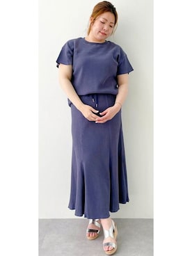 nissen Smile Modelsさん（レディース・172cm）の夏コーディネート