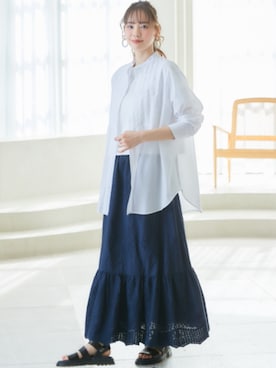 nissen Smile Modelsさん（レディース・167cm）の春コーディネート