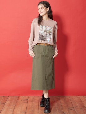 nissen Smile Modelsさん（レディース・167cm）の夏コーディネート