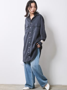 「CHIC STYLE」｜「アイテム（ワンピース/ドレス）」を使った、nissen Smile Modelsさん（レディース・163cm）の冬コーディネート