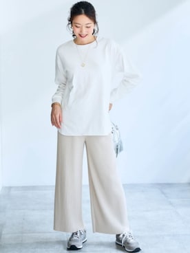 nissen Smile Modelsさん（レディース・163cm）の夏コーディネート