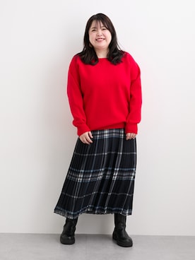 「nissen（ニッセン）のアイテム」を使った、nissen Smile Modelsさん（レディース・158cm）の秋コーディネート