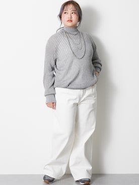 nissen Smile Modelsさん（レディース・160cm）の冬コーディネート