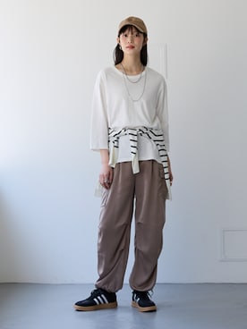 nissen Smile Modelsさん（レディース・166cm）の秋コーディネート