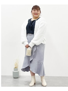 nissen Smile Modelsさん(レディース・158cm)の秋コーディネート