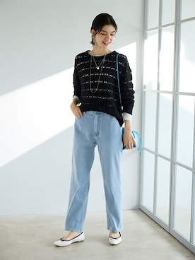 nissen Smile Modelsさん（レディース・166cm）の冬コーディネート