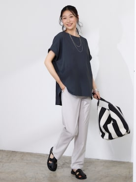 nissen Smile Modelsさん（レディース・166cm）の春コーディネート