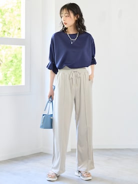 nissen Smile Modelsさん（レディース・165cm）の夏コーディネート