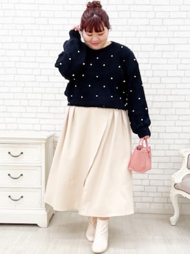 nissen Smile Modelsさん（レディース・158cm）の秋コーディネート