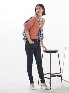 nissen Smile Modelsさん（レディース・168cm）の冬コーディネート