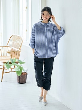 nissen Smile Modelsさん（レディース・166cm）の春コーディネート