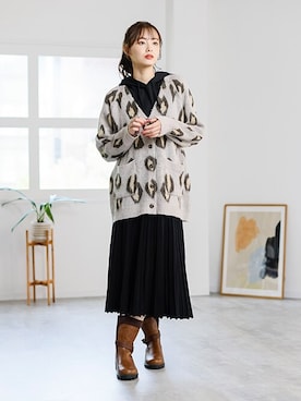 nissen Smile Modelsさん（レディース・167cm）の秋コーディネート