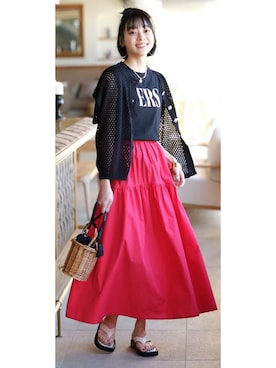 nissen Smile Modelsさん（レディース・167cm）の春コーディネート