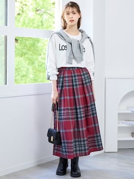 nissen Smile Modelsさん（レディース・167cm）の夏コーディネート