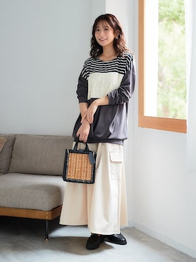 nissen Smile Modelsさん（レディース・160cm）の冬コーディネート