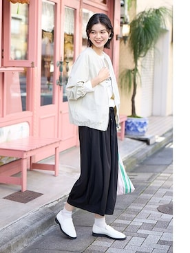 nissen Smile Modelsさん（レディース・166cm）の冬コーディネート