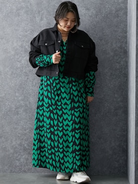 nissen Smile Modelsさん（レディース・163cm）の冬コーディネート